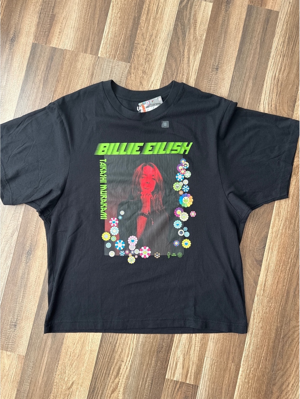 Uniqlo Billie Eilish x Takashi Murakami T Shirt M Black UT Graphic Tee 2020